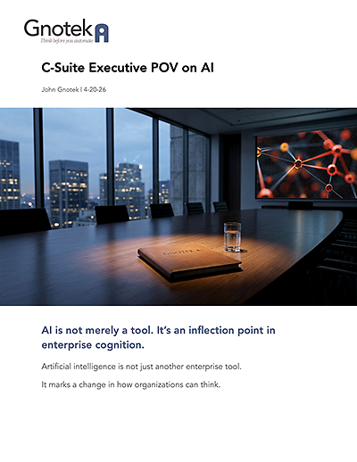 C-Suite Executive POV on AI