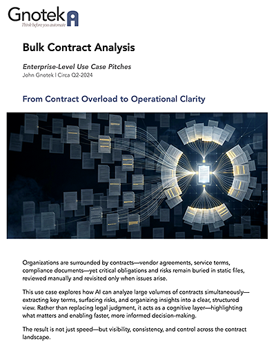 Bulk Contract Analysis