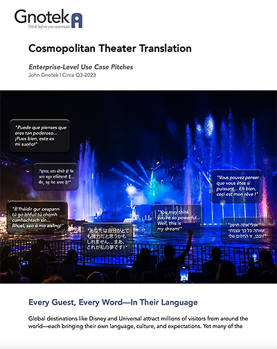 Cosmopolitan Theater Translation