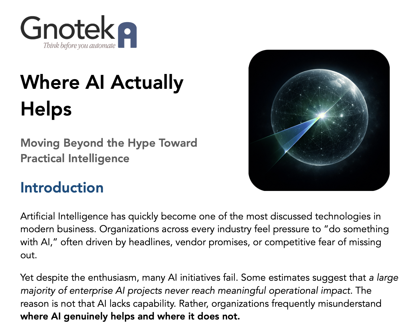 Where AI Actually Helps